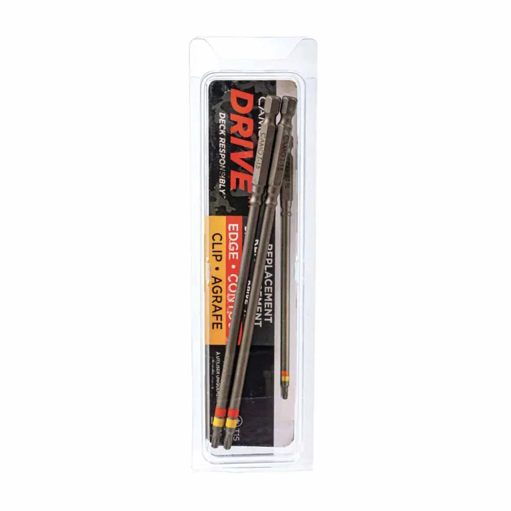 T-15 Star Drive Bit Grooved board, Package 2 Units