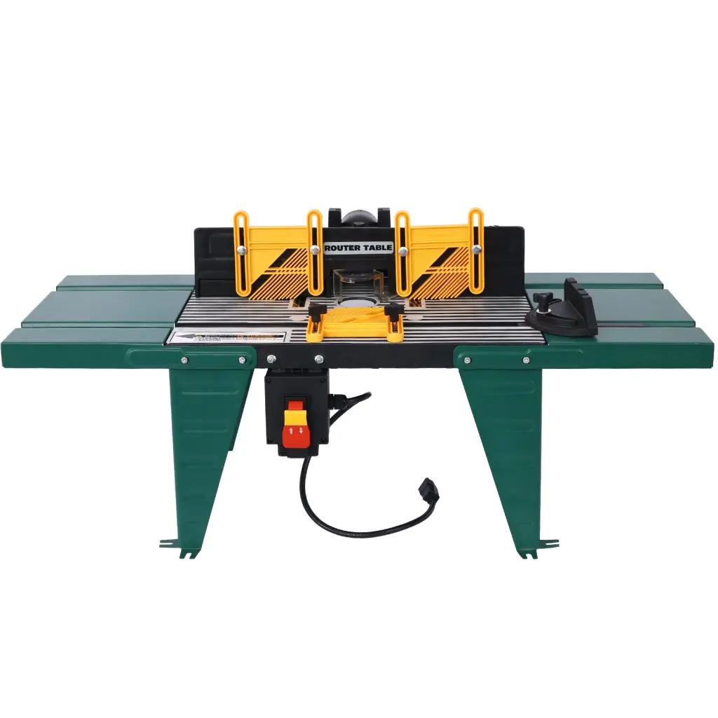 Electric Benchtop Router Table - Green Aluminium Wood Working Tool g-h
