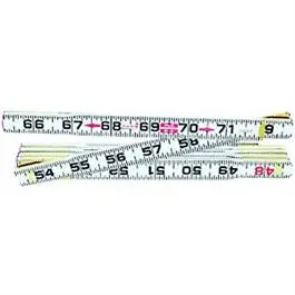 6-Foot Inside-Read Wood Rule Accurate Measuring and Marking Various