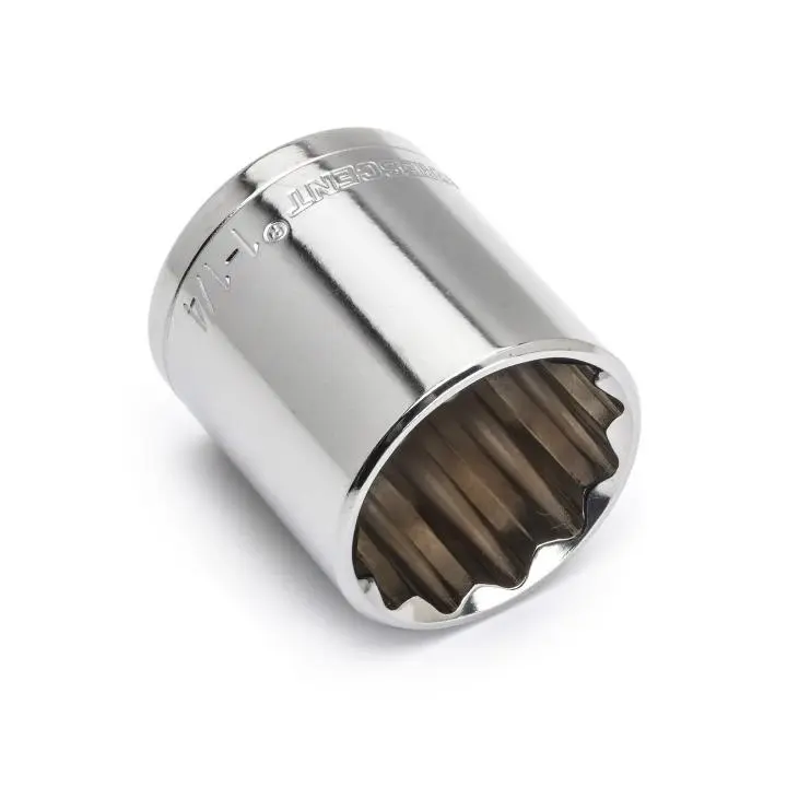 Crescent 1/2 Inch Drive 12 Point Standard SAE Socket 1-1/4 Inch Heavy Duty Mechanics