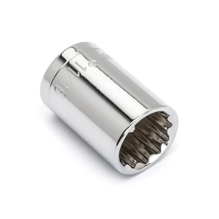 Crescent 1/2 Inch Drive 12 Point Standard SAE Socket 11/16 Inch Durable Professional Use