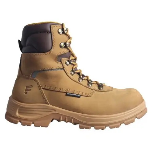 Forza S7S SR Honey Leather Laced Zip Rainproof Safety Boot