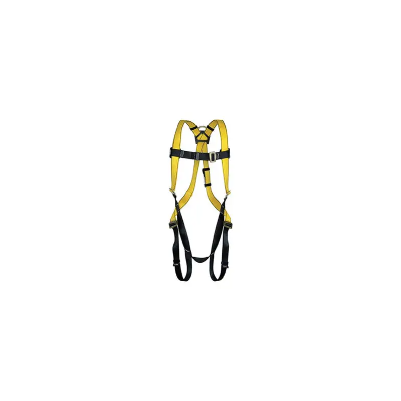 Safety Works Workman Qwik-Fit Unisex Polyester Safety Harness Yellow 1 Piece Construction and Roofing