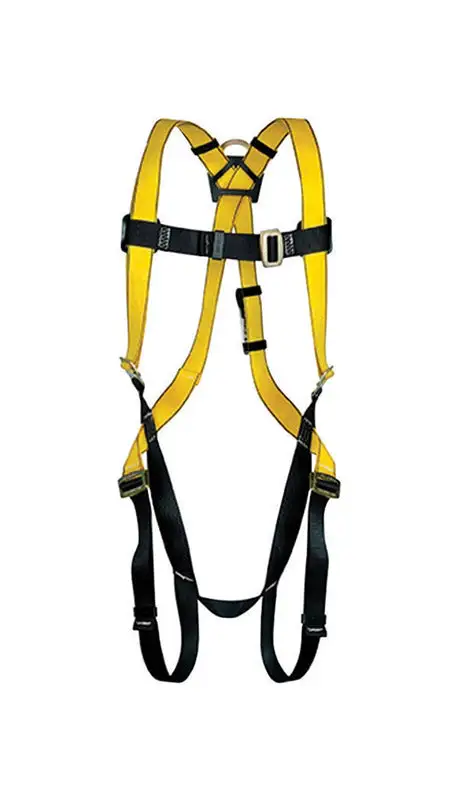 Safety Works Workman Qwik-Fit Unisex Polyester Safety Harness 400 lb. cap. XL Yellow 1 pc