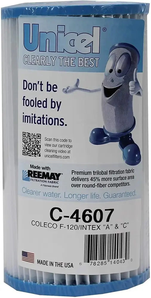 Unicel C-4607 Coleco Krystal Klear Intex or C Replacement Filter Cartridge