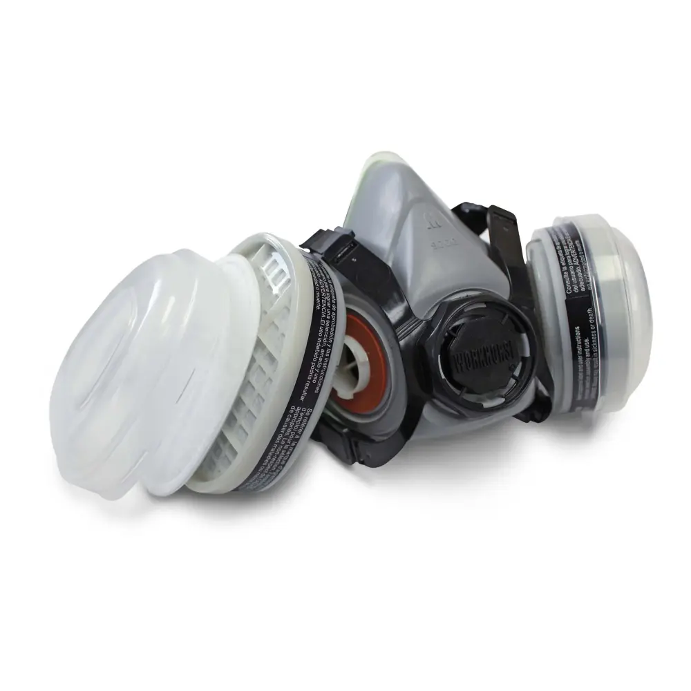 WORKHORSE Dual Cartridge Half Mask Natural Vapour Filter Respirator (P95)