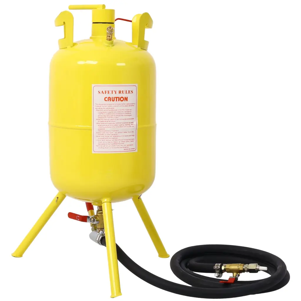 Travel Friendly 5 Gallons Air Sand Blaster Handle Sandblasting Kit g-h