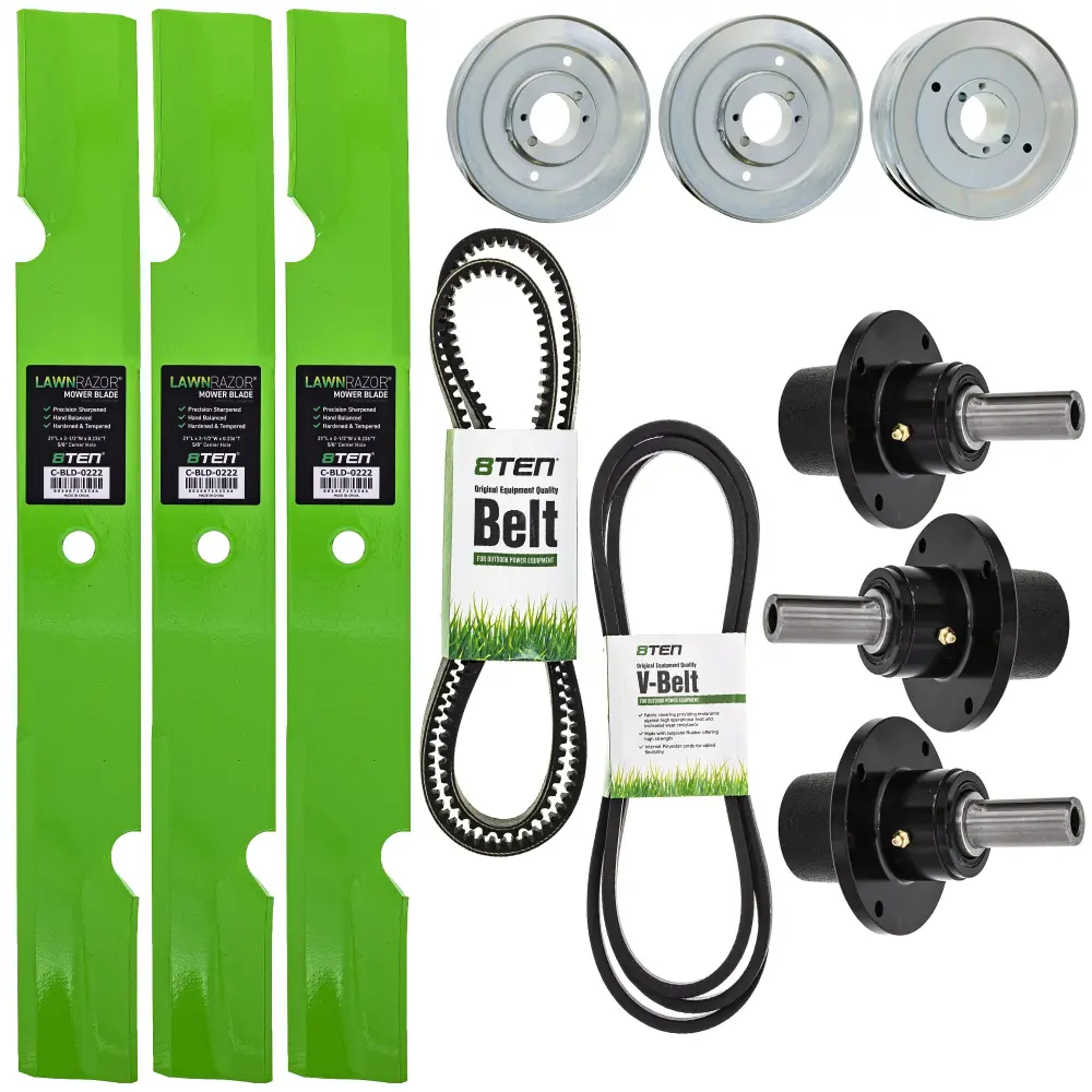 Blade Spindle Belt Kit Scag Cheetah II 61-Inch Deck 482881 461663