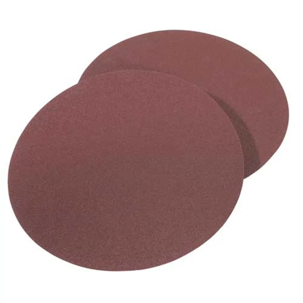 Delta 8 . 120-Grit Aluminum Oxide Sanding Stick-On Discs 2-Piece Smooth Finishing