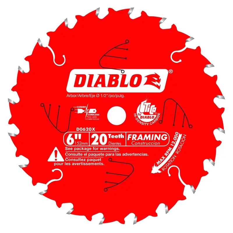 Diablo 6 Inch Ceramic Blend Hook and Lock Sanding Disc 60 Grit Ultra Coarse 10 Pack