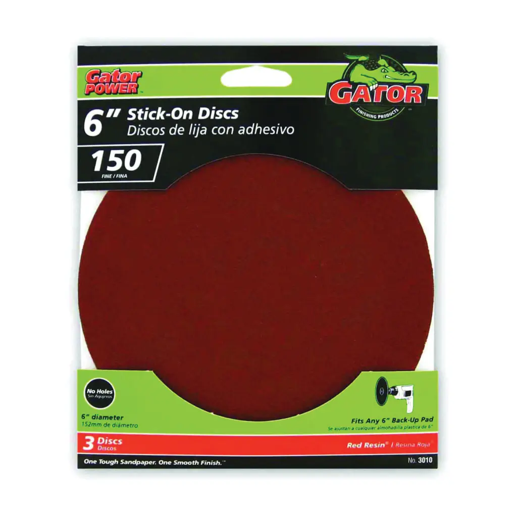 Gator Stick-On Sanding Discs Assorted Grits Versatile Sanding