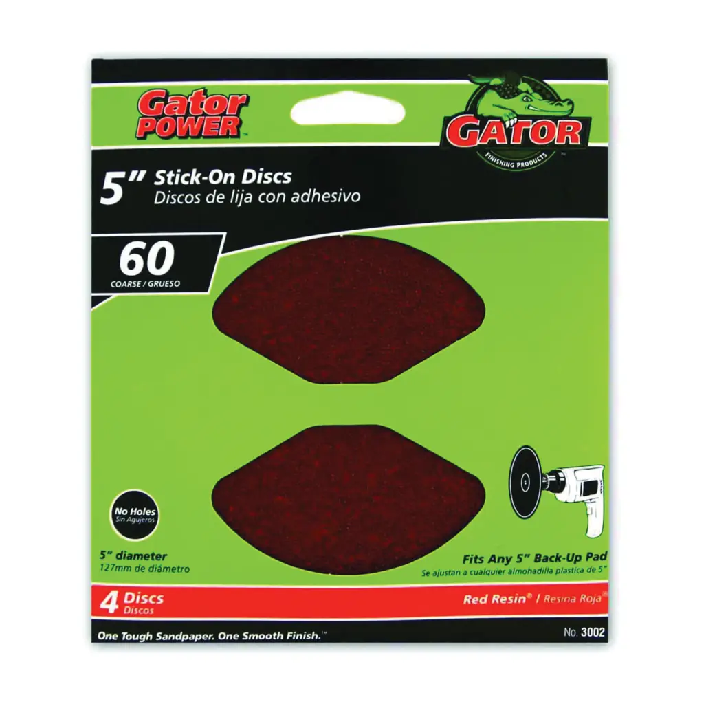 Gator Stick-On Sanding Discs 60 Grit Coarse Sanding