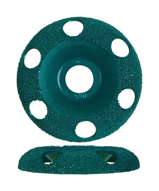 King Arthur's Tools Holey Galahad 4 Inch Tungsten Carbide Bolt-On Sanding Disc Fine