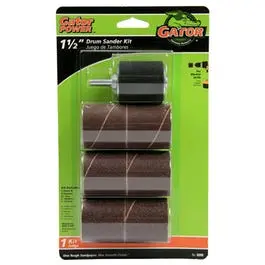 Drum-Sanding Sleeve Kit 1.5 x 1.5-Inch 6-Pack Sanding Drums and Rotary Tools Gator