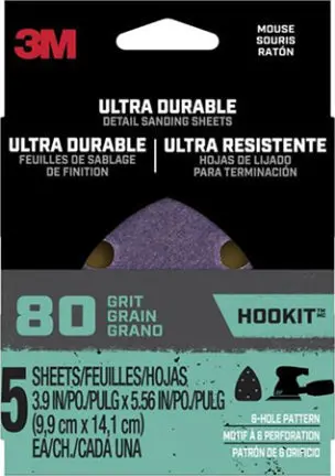 DETAIL SANDIN SHT 60 GRIT 5PK ULTRA Fine Sanding Minn Mining