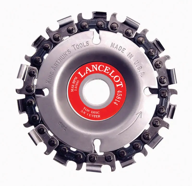 King Arthur's Tools 4 . D X 5/8 . Steel Chain Saw Type Cutting Wheel 14 teeth 1 pk