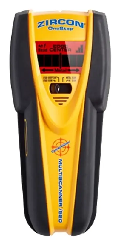 Zircon 63960 Multi-Scanner OneStep i520 Battery, 9 V Battery, 1-1/2 Detection, Detectable Material: Metal/Wood