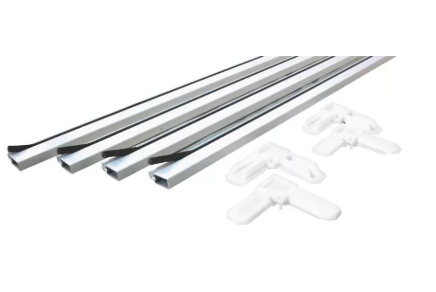 Prime Line PL7814 Screen Frame Kit 60 x 60 Inch White Window Repair