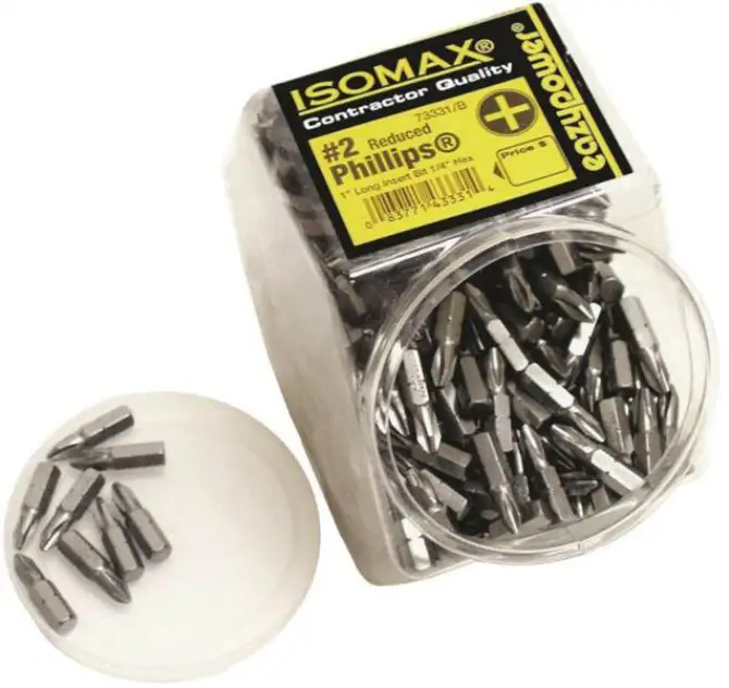 Eazypower 003315 Isomax #2 Reduced Phillips Insert Bits 1 Piece