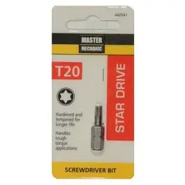 Torx 20 Insert Bit Tip 1- Durable and Reliable Professional Use Master Mechanic