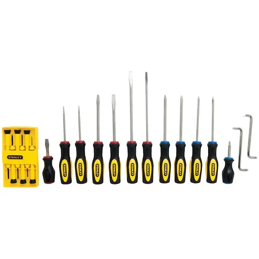 Stanley 20 Piece Screwdriver Set Multiple Tips