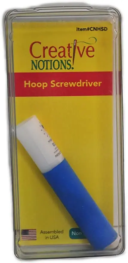 Creative Notions Hoop Screwdriver CNHSD Cobalt Babylock and Brother Embroidery Hoops