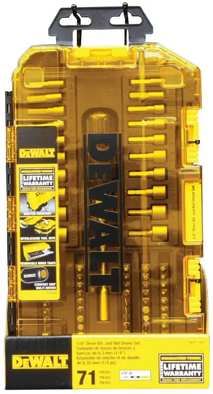 DEWALT DWMT73808 Multi-Bit and Nut Driver Adjust, Chrome