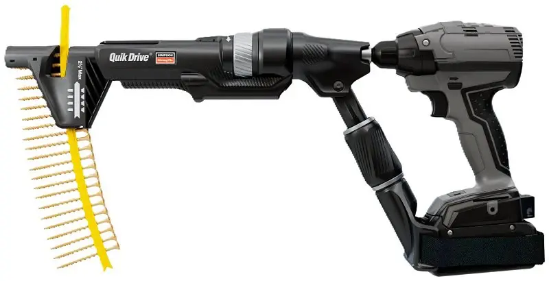 QuikDrive Project Pro QDPROJECTPRO Screw Driving Tool, Nylon, Ebony