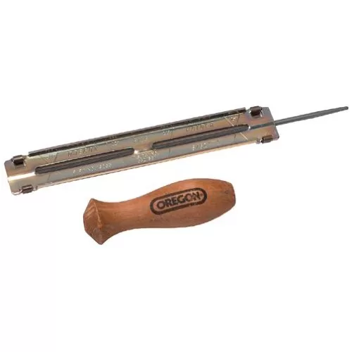 Oregon 25896 Chainsaw File & Guide - 3/16 Inch Sharpening Tool