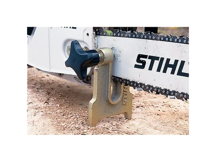 Stihl Stump Vise Chain Sharpening and Maintenance