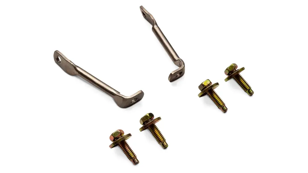 Front Fender Support Brackets - OE Style, Non-corrosive Steel, Pair