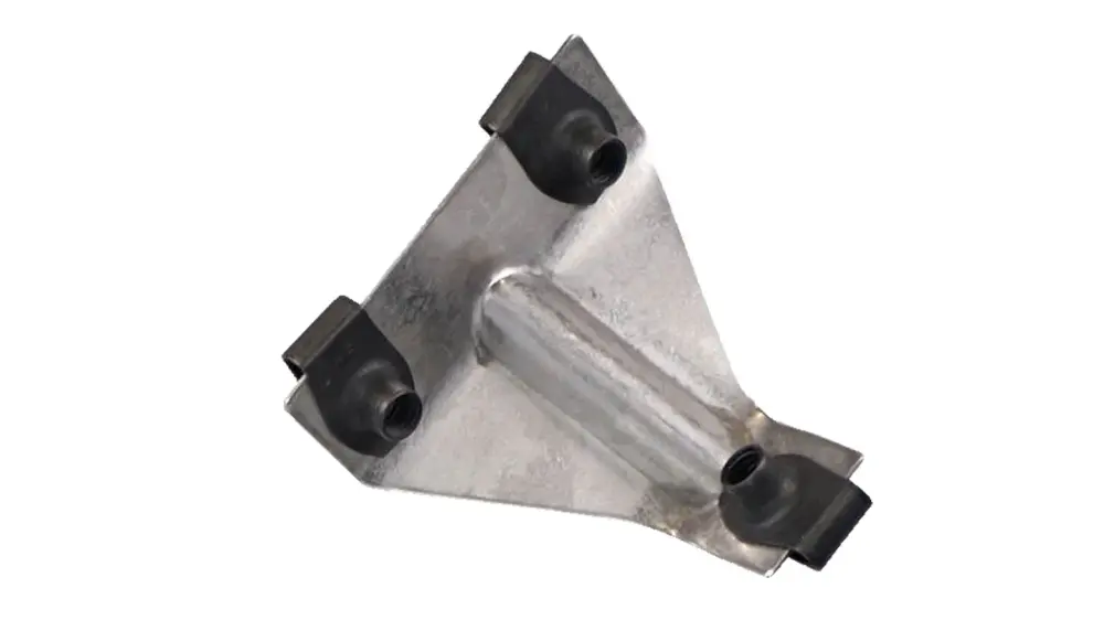 Front Fender Support Rear Bracket w/Clips, 1967-77 Ford Bronco