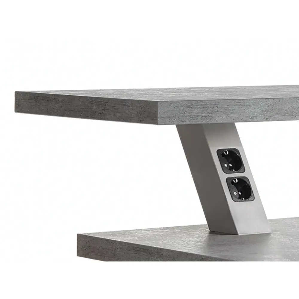 nobilia Square Support Bracket BSSC, angled duplicate socket STK-BSSC-E