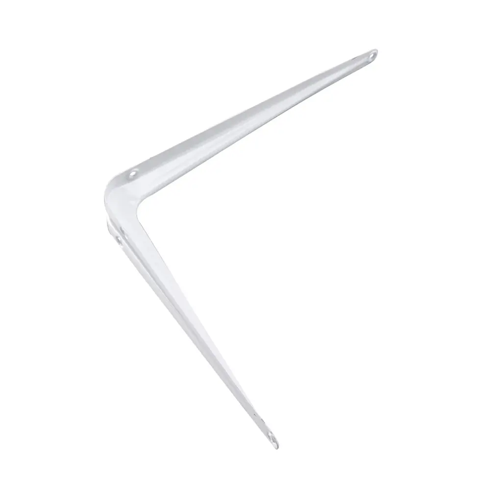White Shelf Bracket, 122 mm x 98 mm