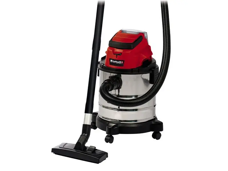 High Torque Einhell TC-VC 18/20 Li S-Solo Wet & Dry Vacuum Cleaner 20 litre 18V Bare Unit