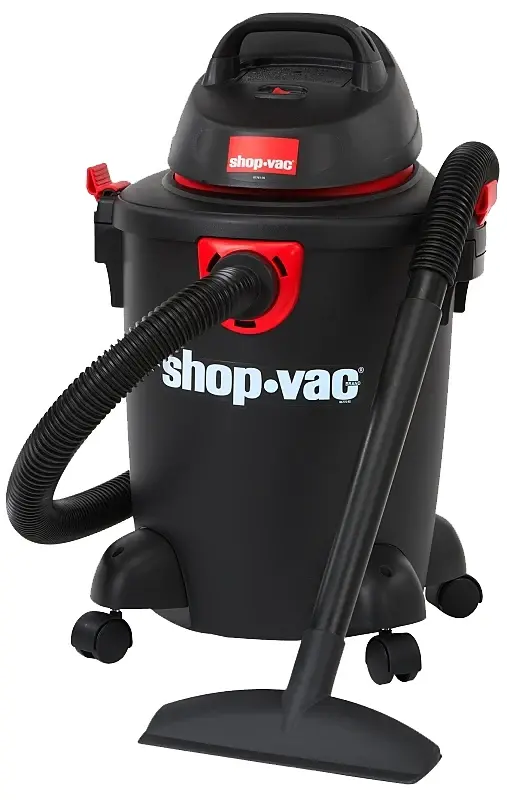 Shop-Vac 5985005 Wet/Dry Vacuum, 6 gal Vacuum, Cartridge, Dry, Foam Sleeve Filter, 3.5 hp, Midnight Housing