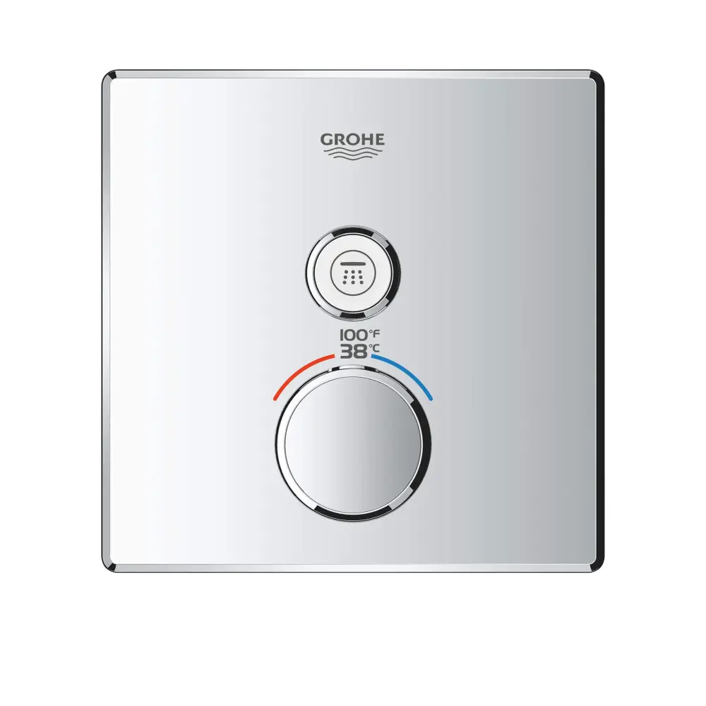 Professional Grade GrohTherm TM SmartControl Single-function thermostatic valve trim control module