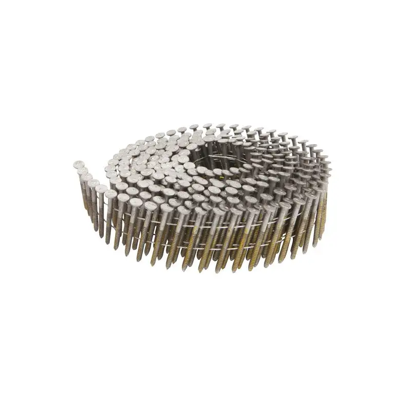 Bostitch 1-1/4 . L X 11 Ga. Wire Coil Stainless Steel Siding Nails 15 deg 3.600 pk