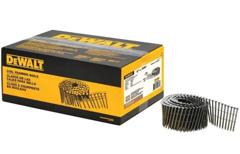 DeWalt DWC4R80BDG 15-Degree Coil Siding Nails 0.080 x 1-1/2 Inch Siding Installation