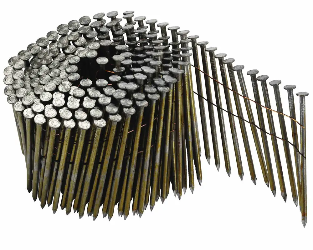 DeWalt DWC6R90BDG 15-Degree Coil Siding Nails 0.090 x 2 Inch Galvanized Weather Resistance