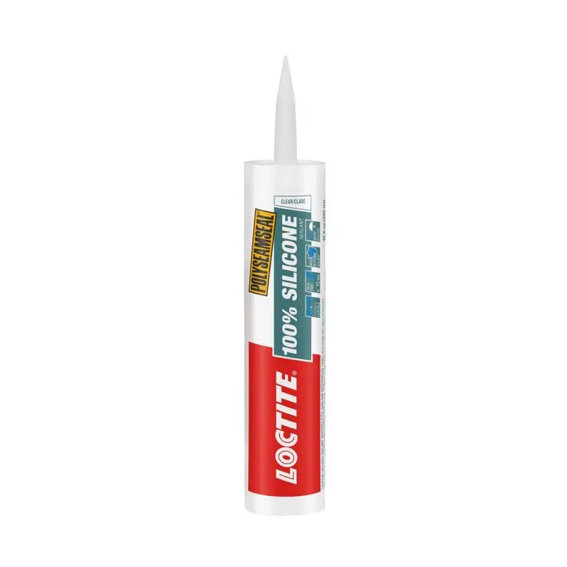 Loctite Polyseamseal Clear Silicone Multipurpose Sealant 10 oz Pack 12