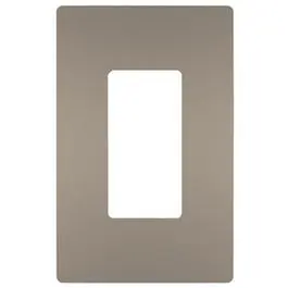 Radiant 1-Gang Plastic Wall Plate Nickel Cover Switches and Outlets Legrand - Pass u0026 Seymour