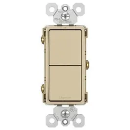 Radiant 2 Single-Pole Switch 15A 125-Volt Ivory Light Switch Home Wiring Legrand - Pass u0026 Seymour