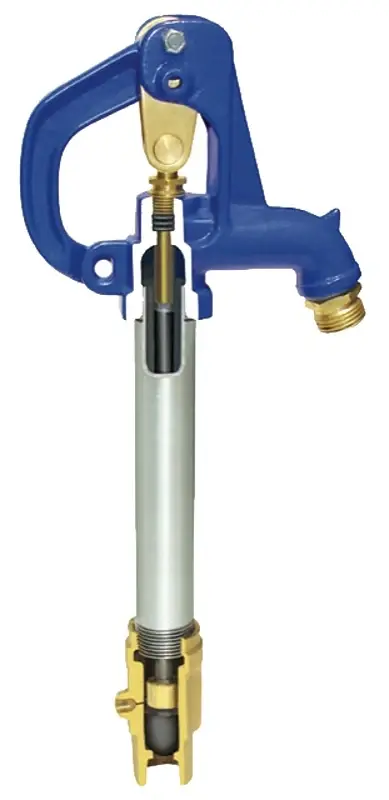 Simmons 900 Series 903 Frost-Proof Yard Hydrant, 3/4 Inlet, FNPT Inlet, 3/4 Outlet, Male Hose Threaded Outlet