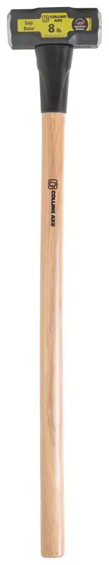 Collins 8 lb Steel Double Face Sledge Hammer 36 . Hickory Handle