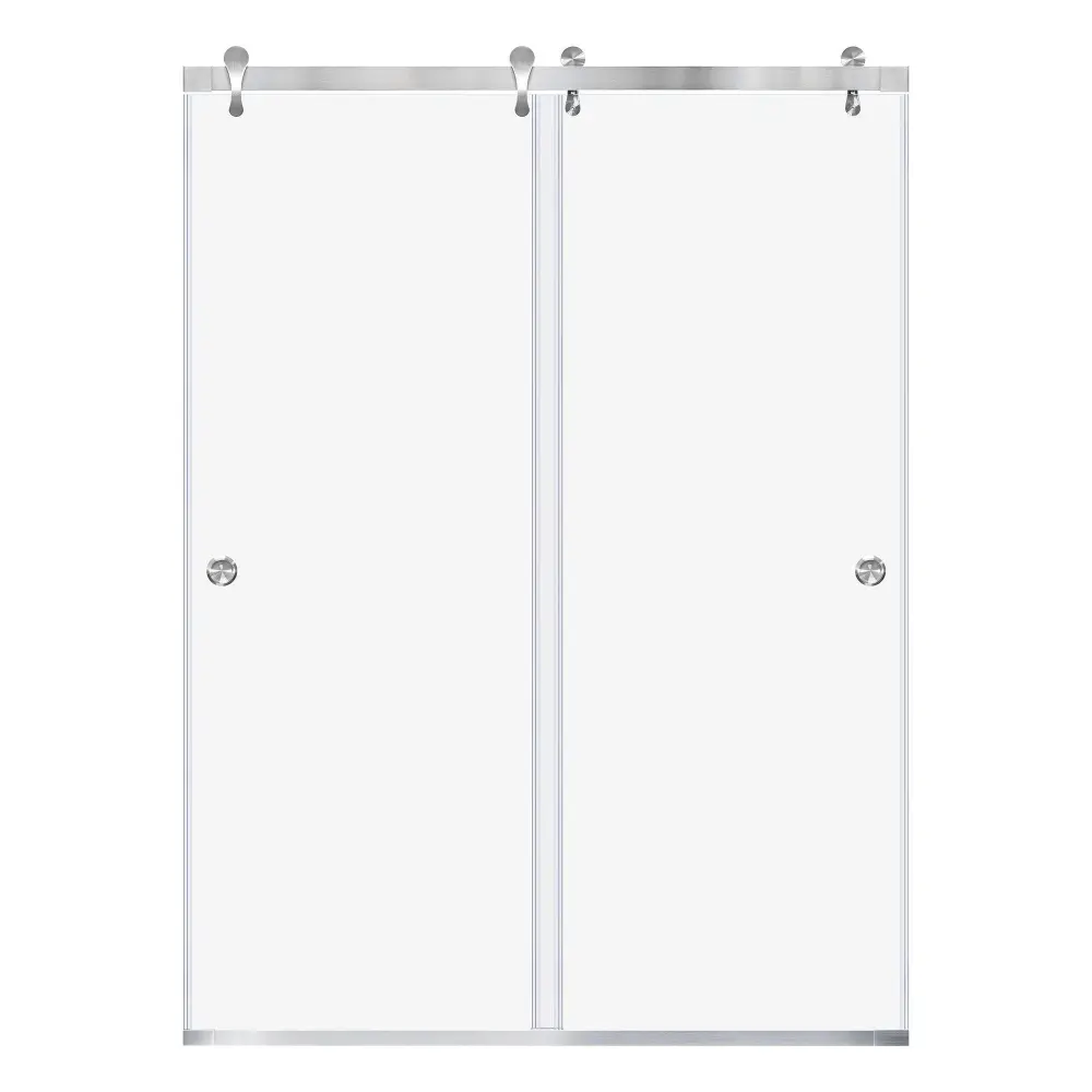45 1/2-48 W x 76 H Bypass Sliding Shower Door ULTRA-H Satin-brushed Nickel