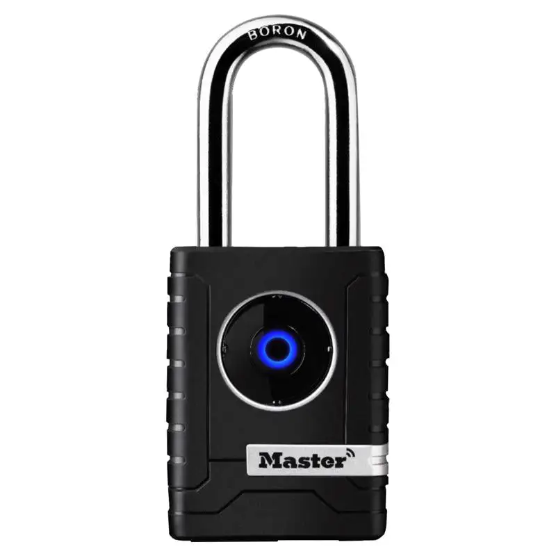 Master Lock 5-5/16 . H X 1-1/16 . W X 2-7/32 . L Metal Single Locking Bluetooth Padlock