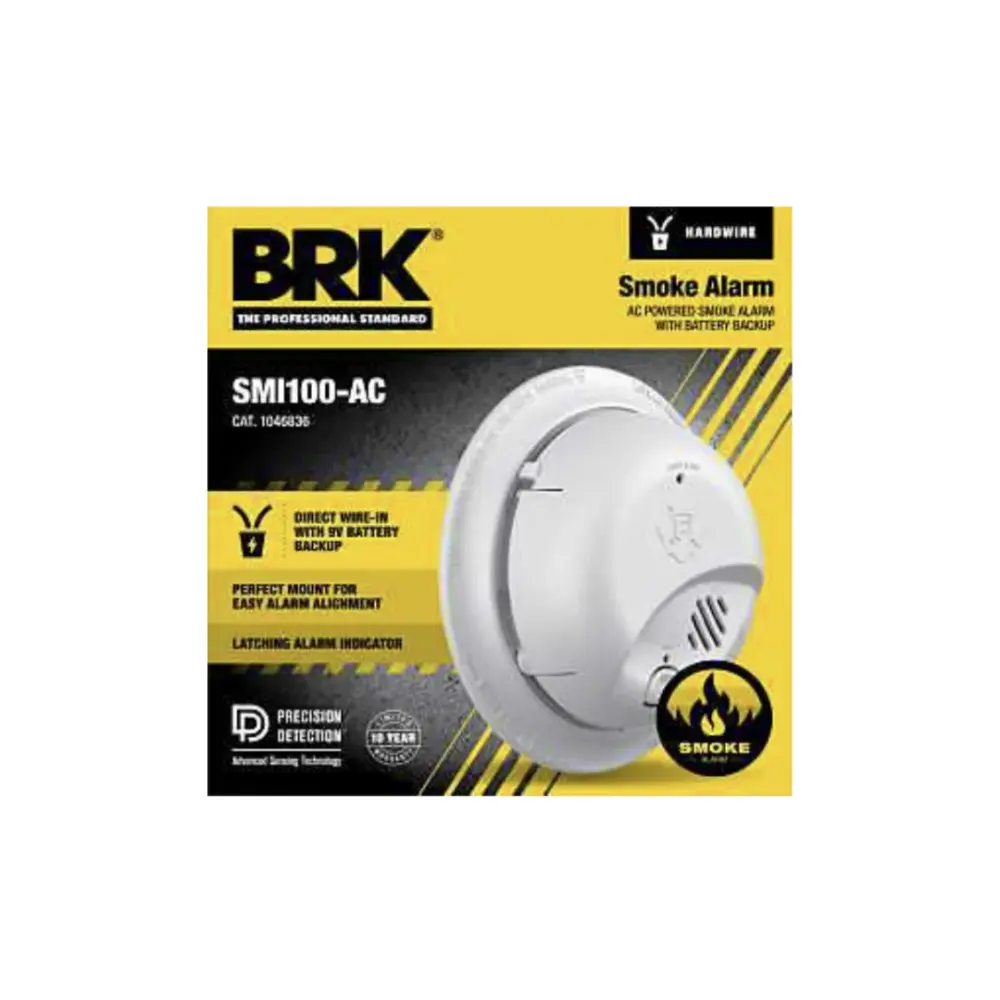 AC/DC OPERATED SMOKE ALARM Home Kitchen