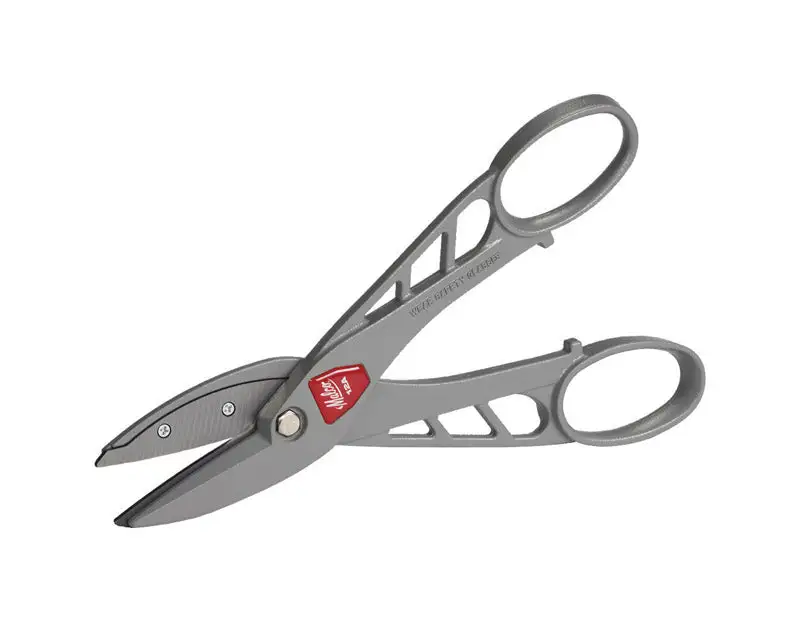 Malco 12 Inch Steel Straight Andy Pattern Snip 24 Ga Metal Cutting