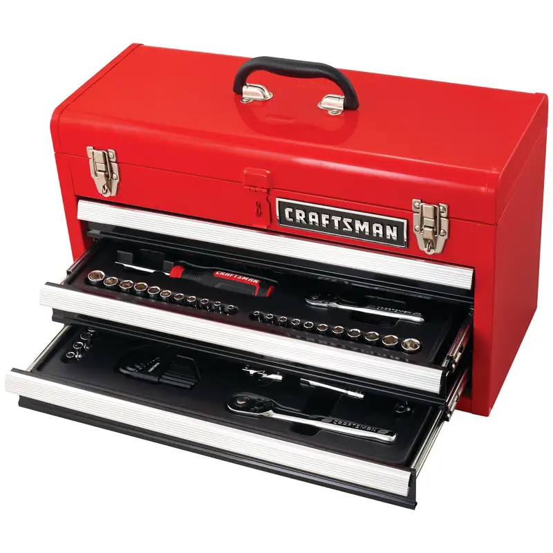 Craftsman 25-Piece 6 Point Socket and Bit Set 1/4 and 3/8 Drive Tools